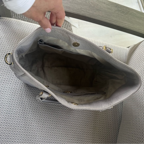 Tory Burch leather grey tote - Picture 8 of 9